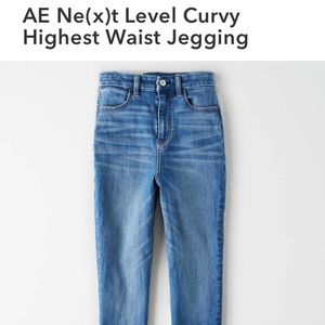 AE next level curvy highest waisted jeans